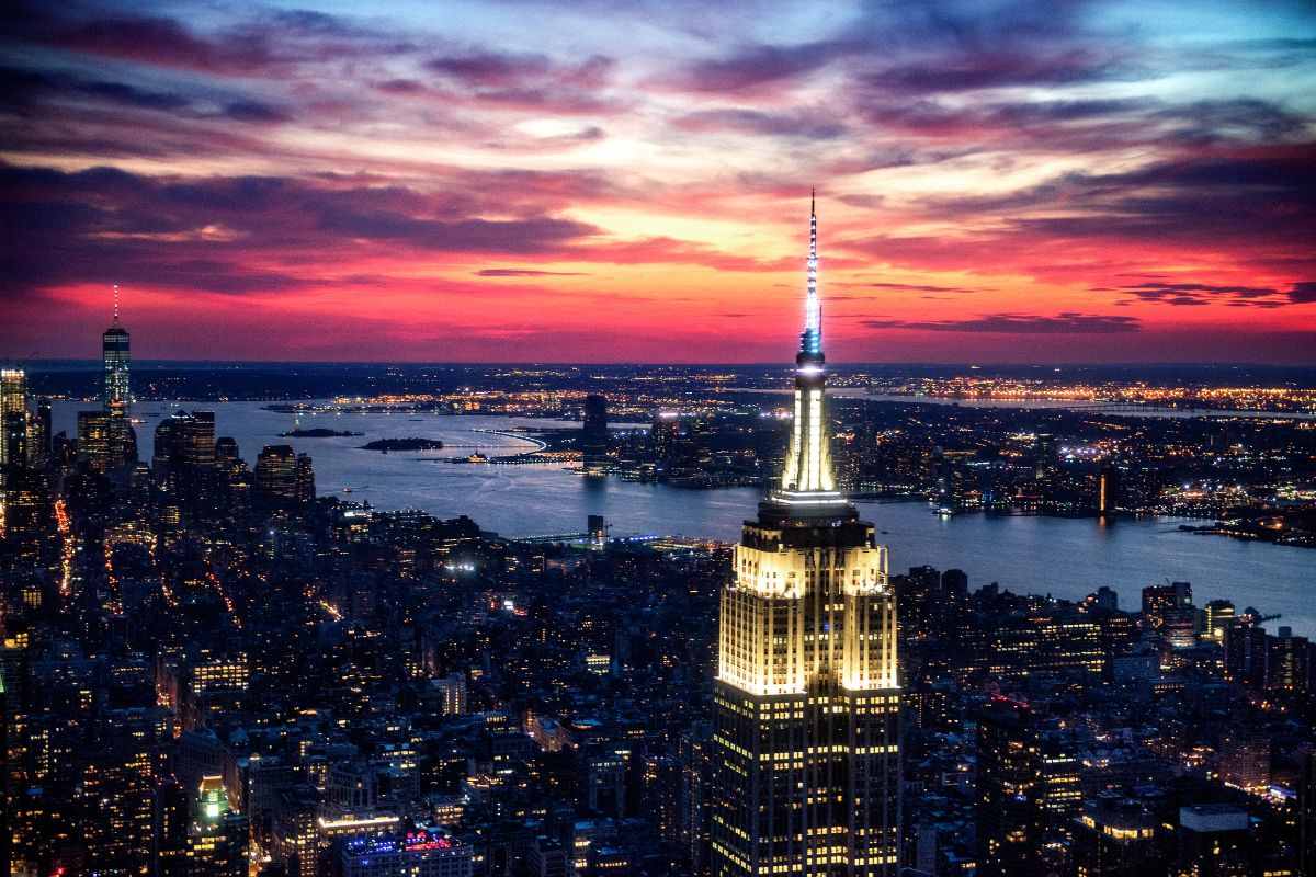 Empire State Building de nuit