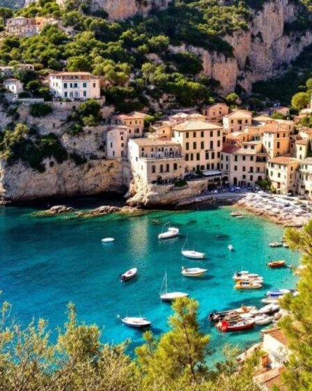 Village accroché à la falaise près de Cassis : vue imprenable sur les calanques