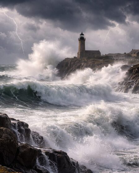 Tempête Ingrid : vols annulés, ferries suspendus et routes coupées en Bretagne