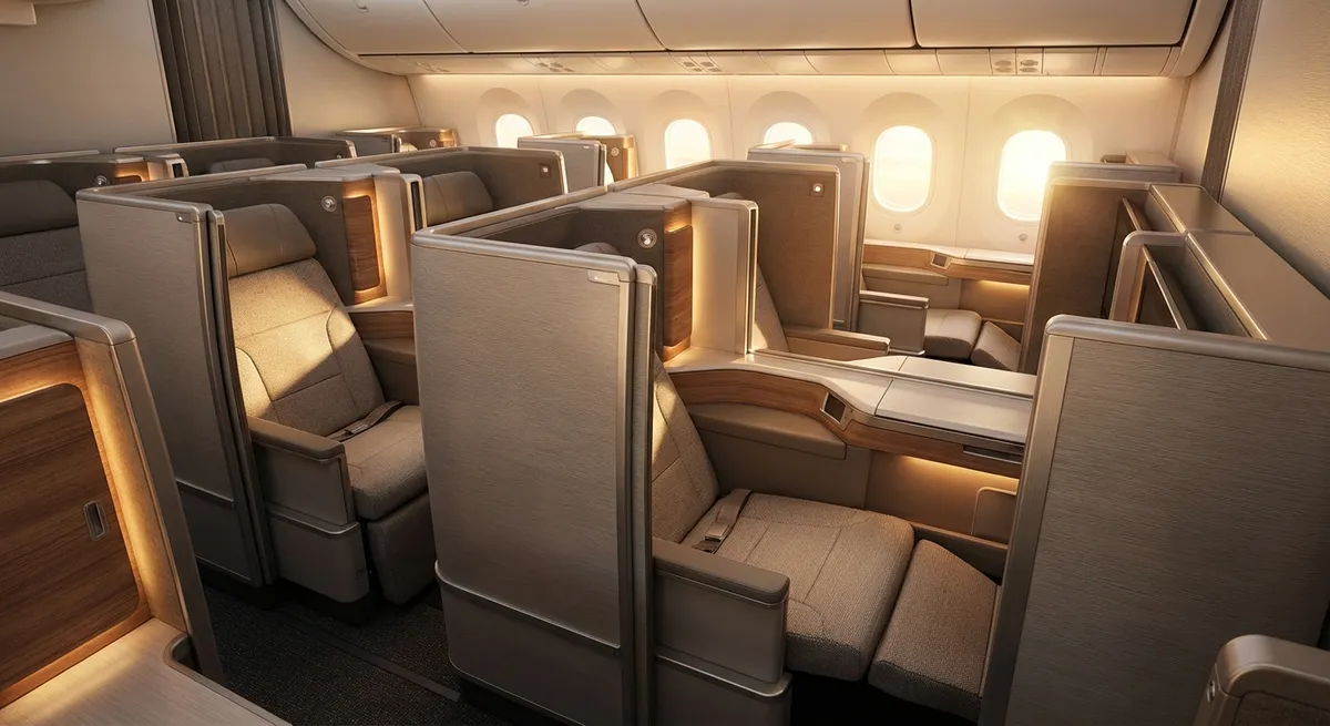 Airbus dévoile un siège business innovant avec mini-suites sur A350 et A321XLR