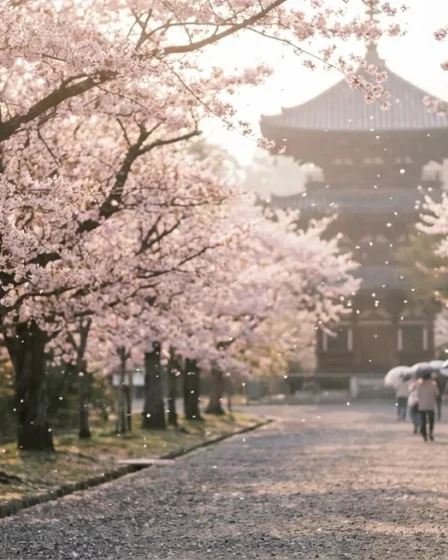 Cerisiers au Japon 2026 : floraison précoce à Tokyo, prix des vols en hausse