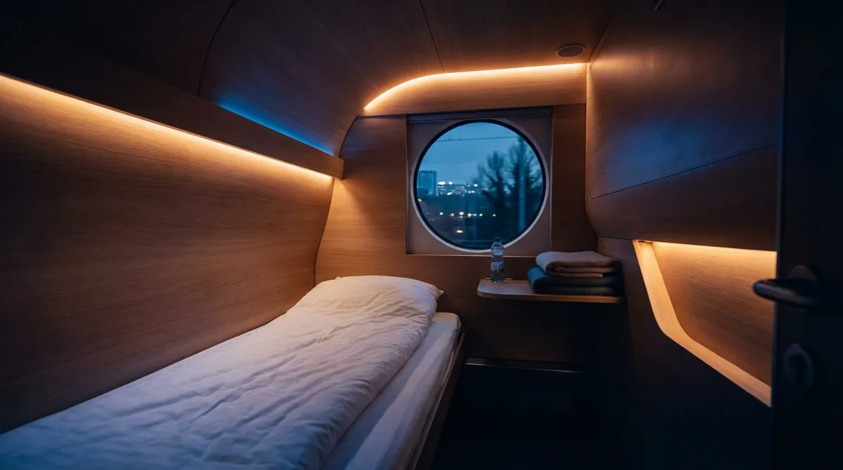 Nightjet mini-cabine à 58 euros : le pod solo inspiré des hôtels capsules