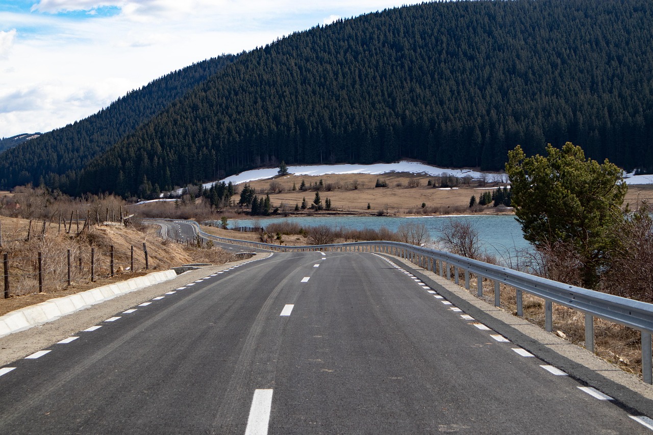 Route dans les Carpates